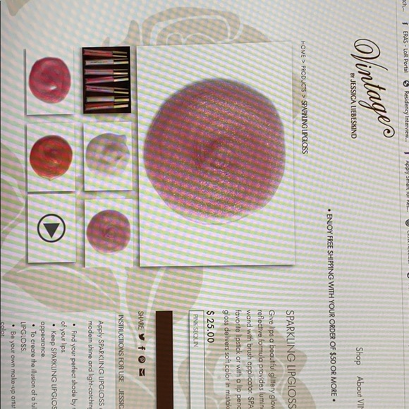 Vintage by Jessica Liebeskind lipgloss - Picture 6 of 6